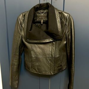 Genuine Leather BCBG jacket. Size S.